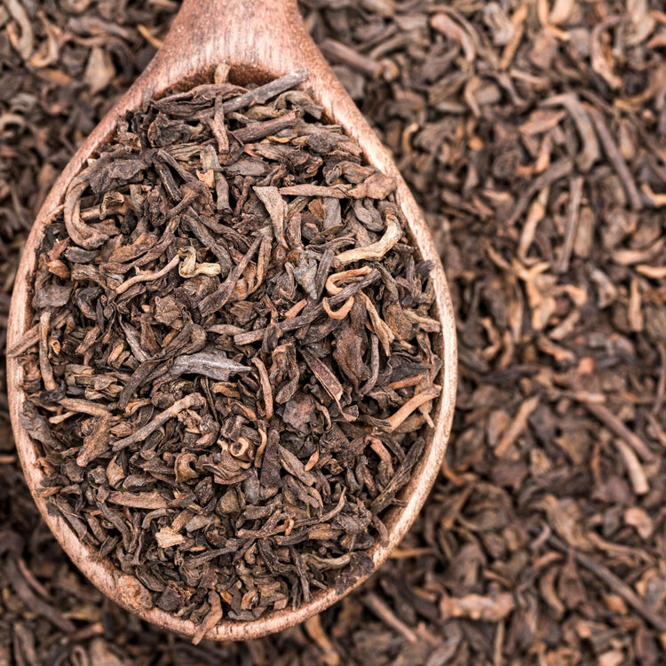 Loose-leaf tea blends with Pu-Erh Tea
