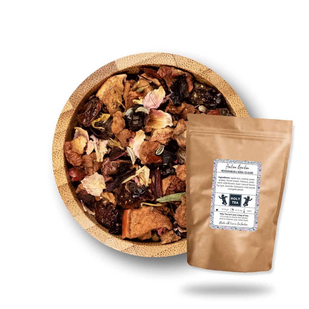 Mediterranean & Herbal Tea Blend - Aeolian Garden - Holy Tea Amsterdam - 100G