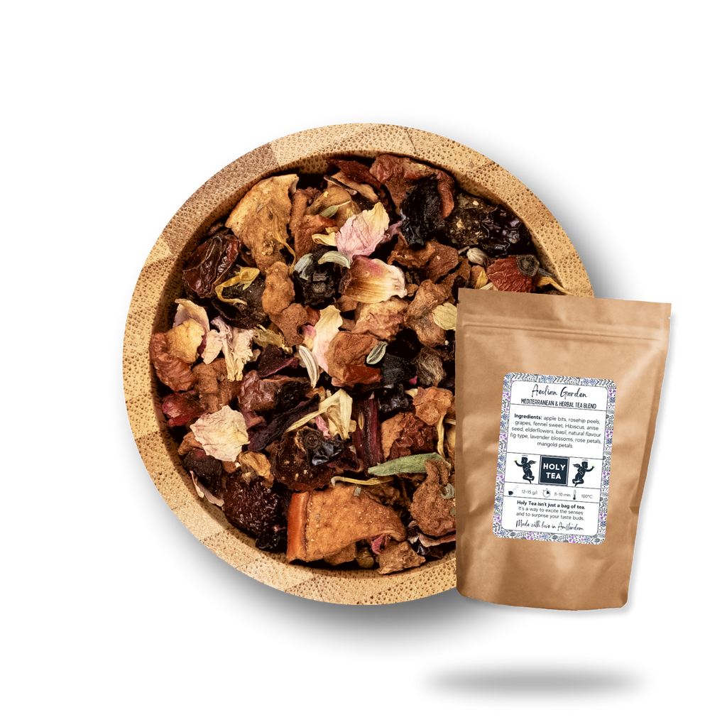 Mediterranean & Herbal Tea Blend - Aeolian Garden - Holy Tea Amsterdam - 50G