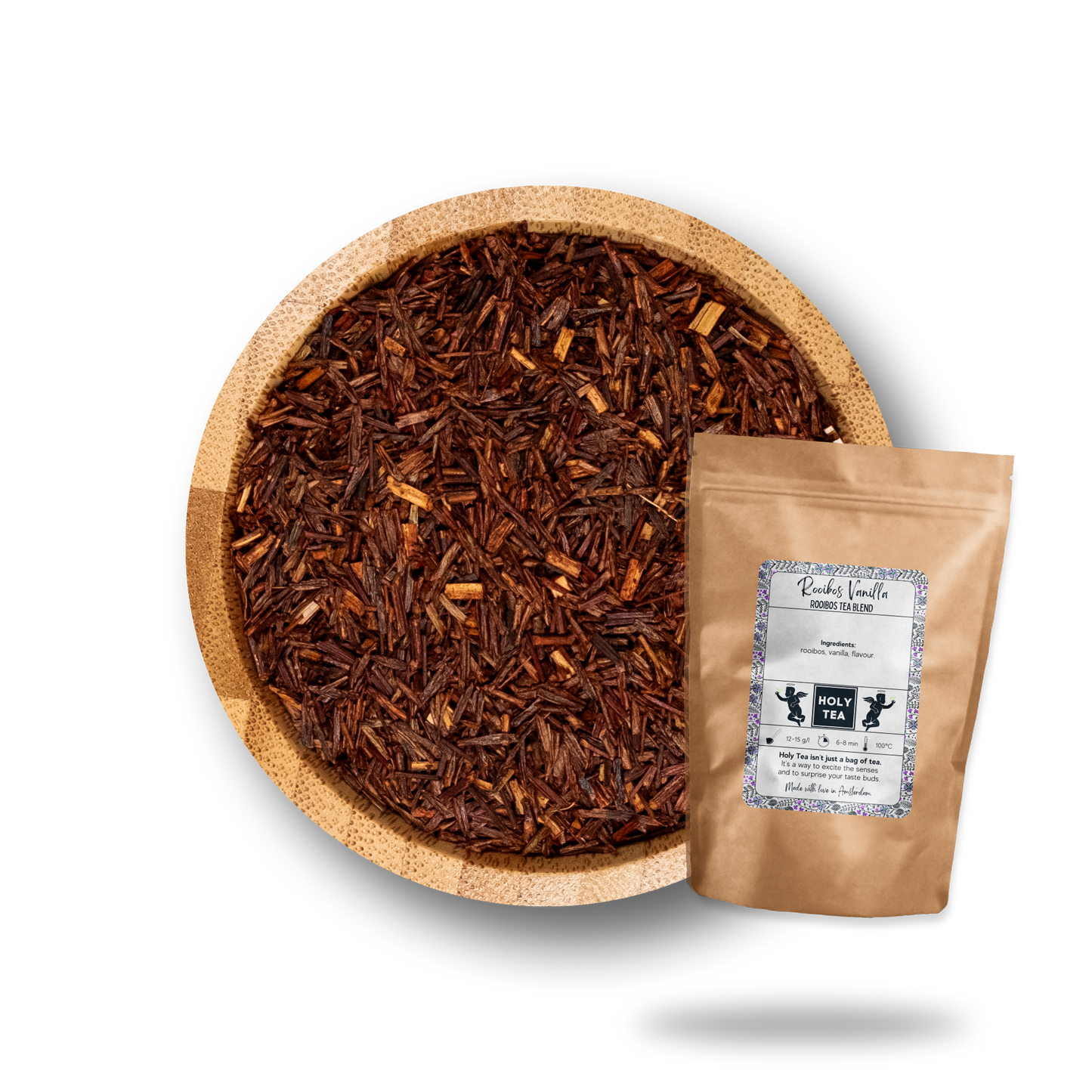 Rooibos Tea Blend - Rooibos Vanilla - Holy Tea Amsterdam - 50G