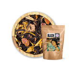Cinnamon Biscotti Tea by Holy Tea, a rich black tea blend with cinnamon, vanilla, and Spekulatius spices. - 100G