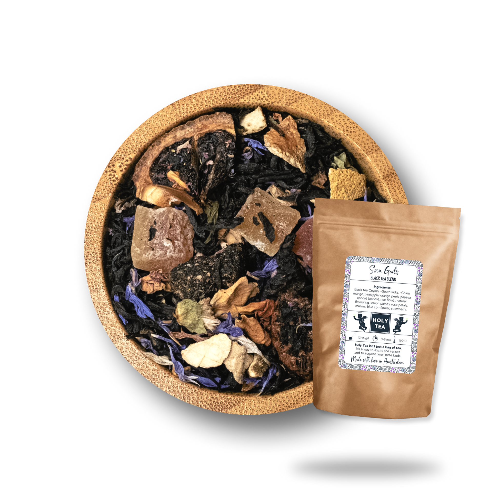 Black, Herbal & Fruit Tea Blend - Sun Gods - Holy Tea Amsterdam - 50G