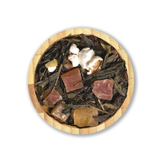 Clouds of Almond – Green Tea with Almond, Coconut & Tropical Fruits | Holy Tea