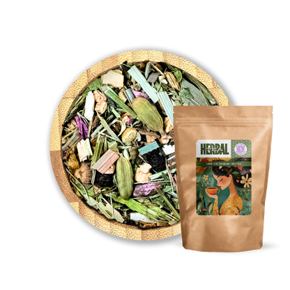 Cold Care Tea - Tisane Apaisante avec Gingembre, Échinacée & Camomille