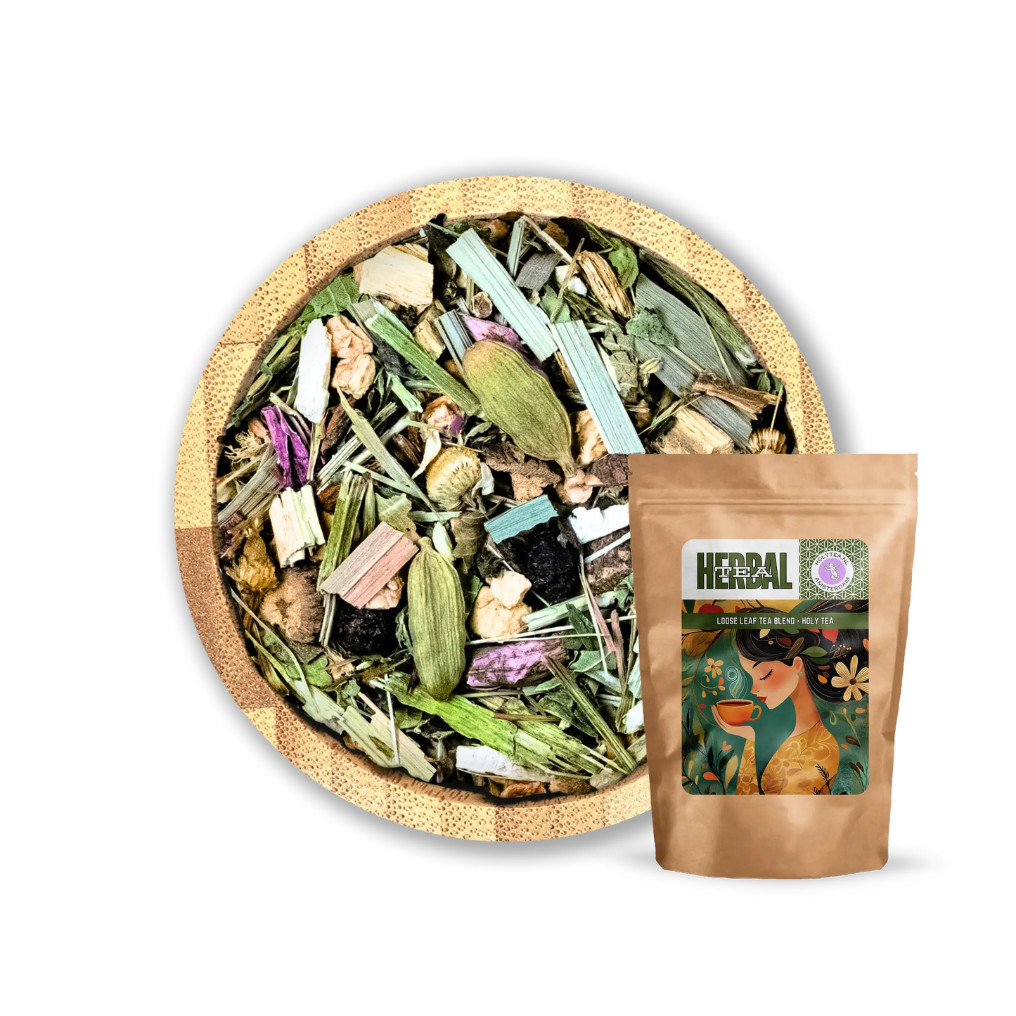 Cold Care Tea - Tisane Apaisante avec Gingembre, Échinacée & Camomille