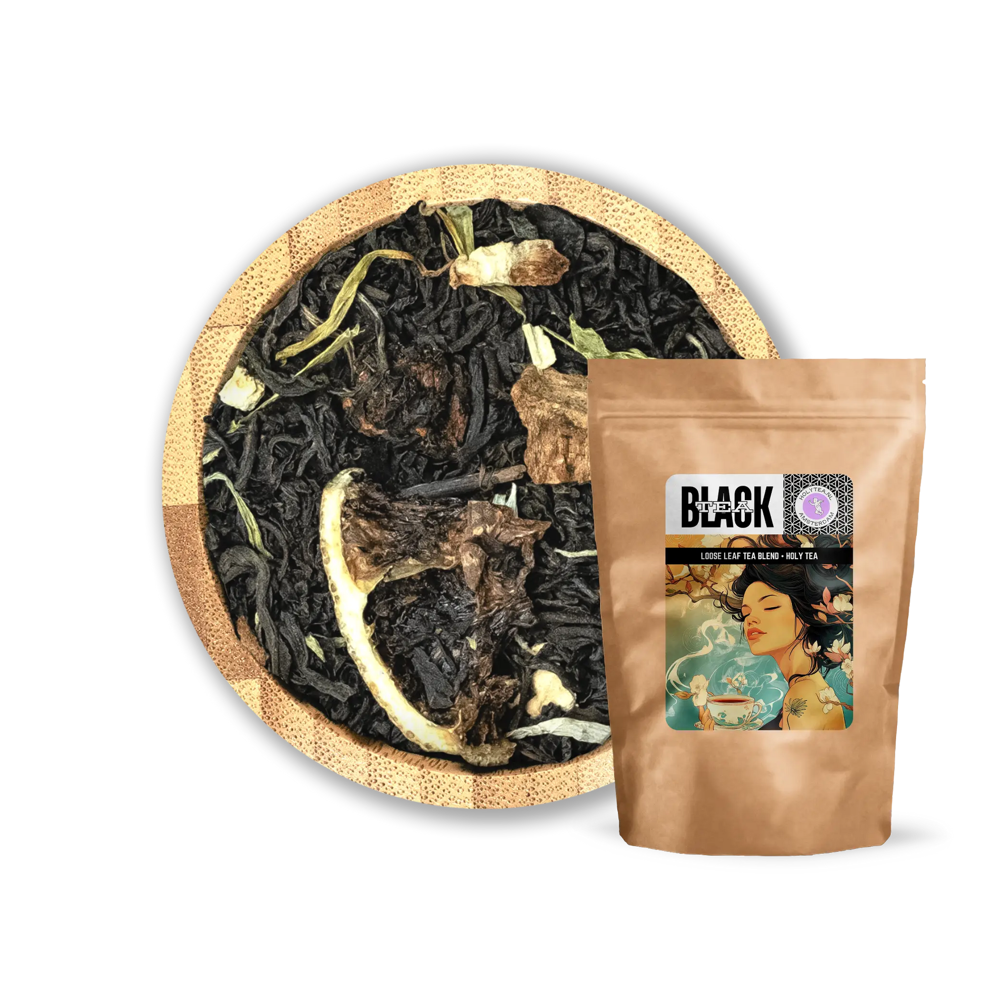 Costa Rica Mix - Black Tea with Tangerine, Kiwi & Passionflower | Holy Tea - 100G