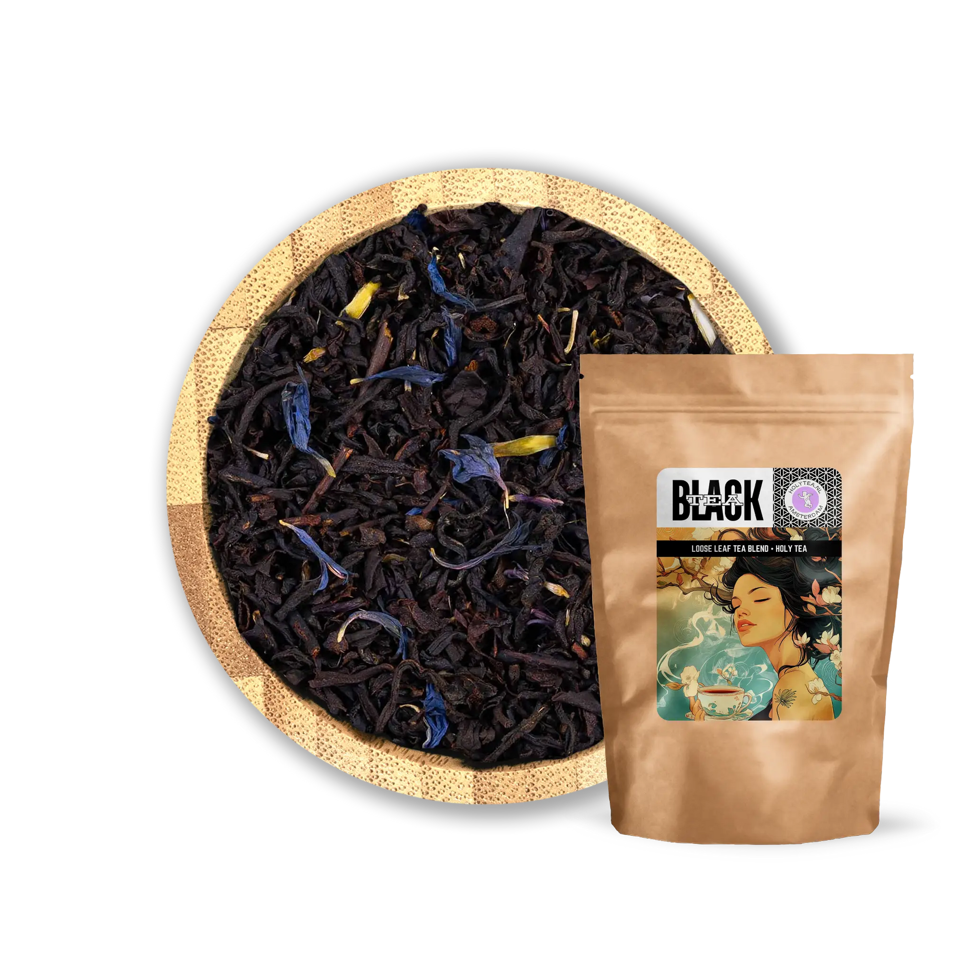 Earl Grey Blue – Elegant Black Tea with Bergamot & Blue Cornflower | Holy Tea - 100 Grams