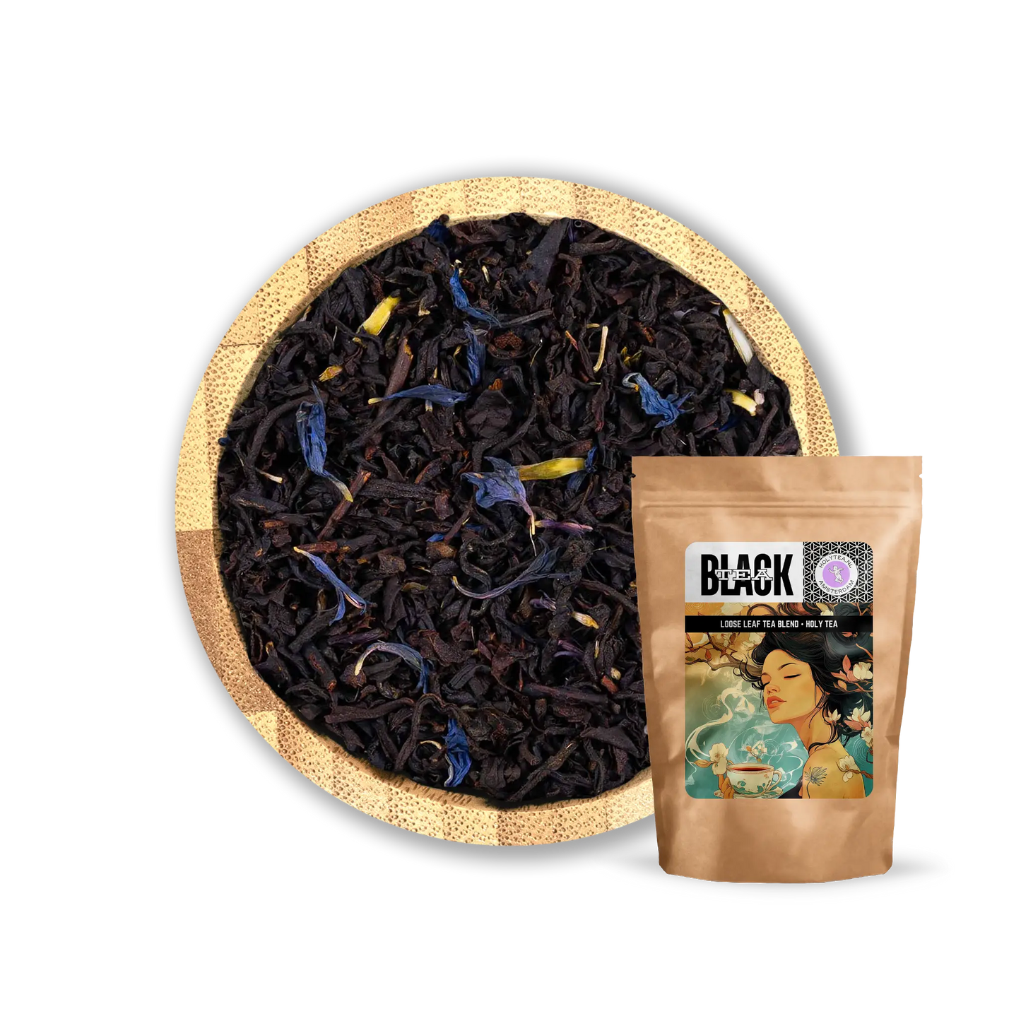 Earl Grey Blue – Elegant Black Tea with Bergamot & Blue Cornflower | Holy Tea  50 Grams