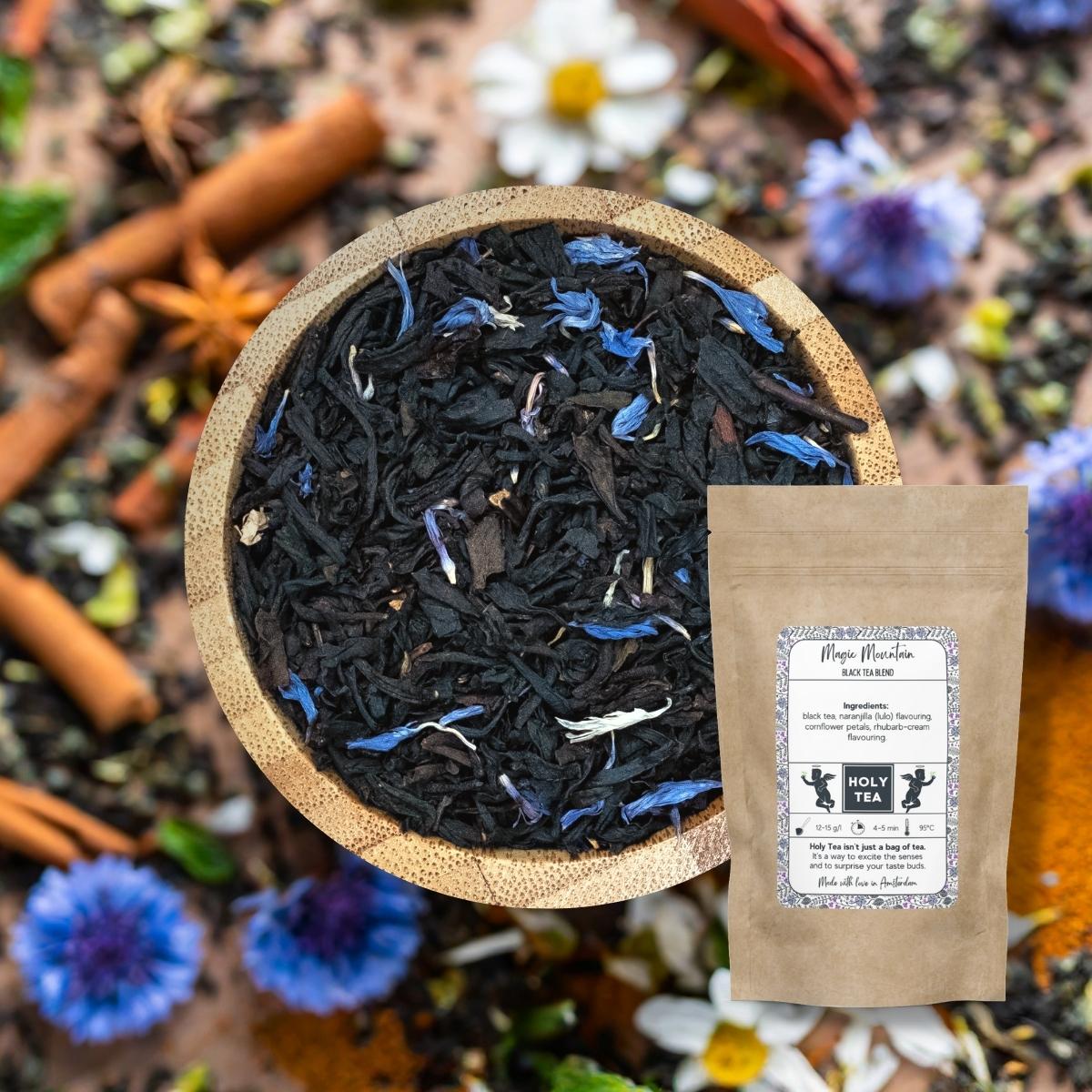 Magic Mountain Blend | Black Tea with Naranjilla & Rhubarb-Cream - 50G