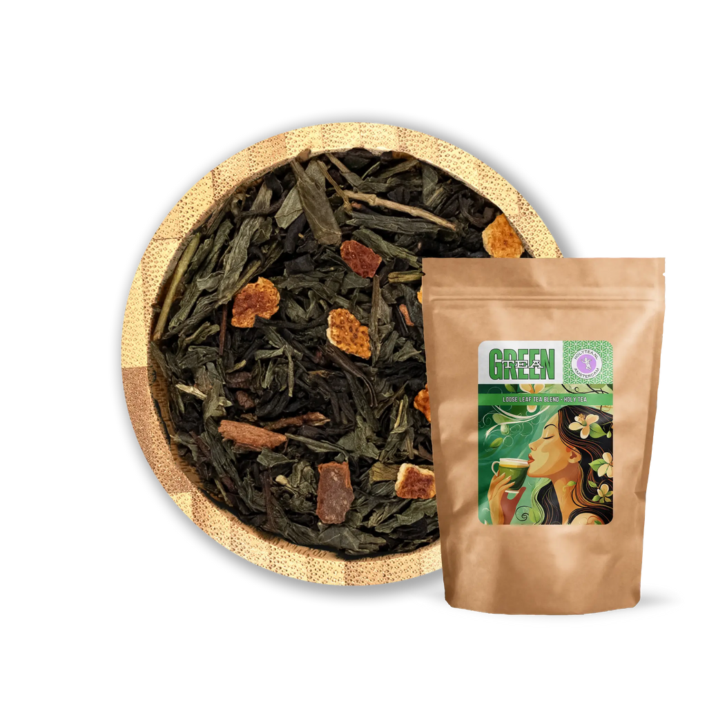 Marco Polo – Krydret grøn og sort te med appelsin, kardemomme og nellike