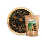 Marco Polo – Krydret grøn og sort te med appelsin, kardemomme og nellike