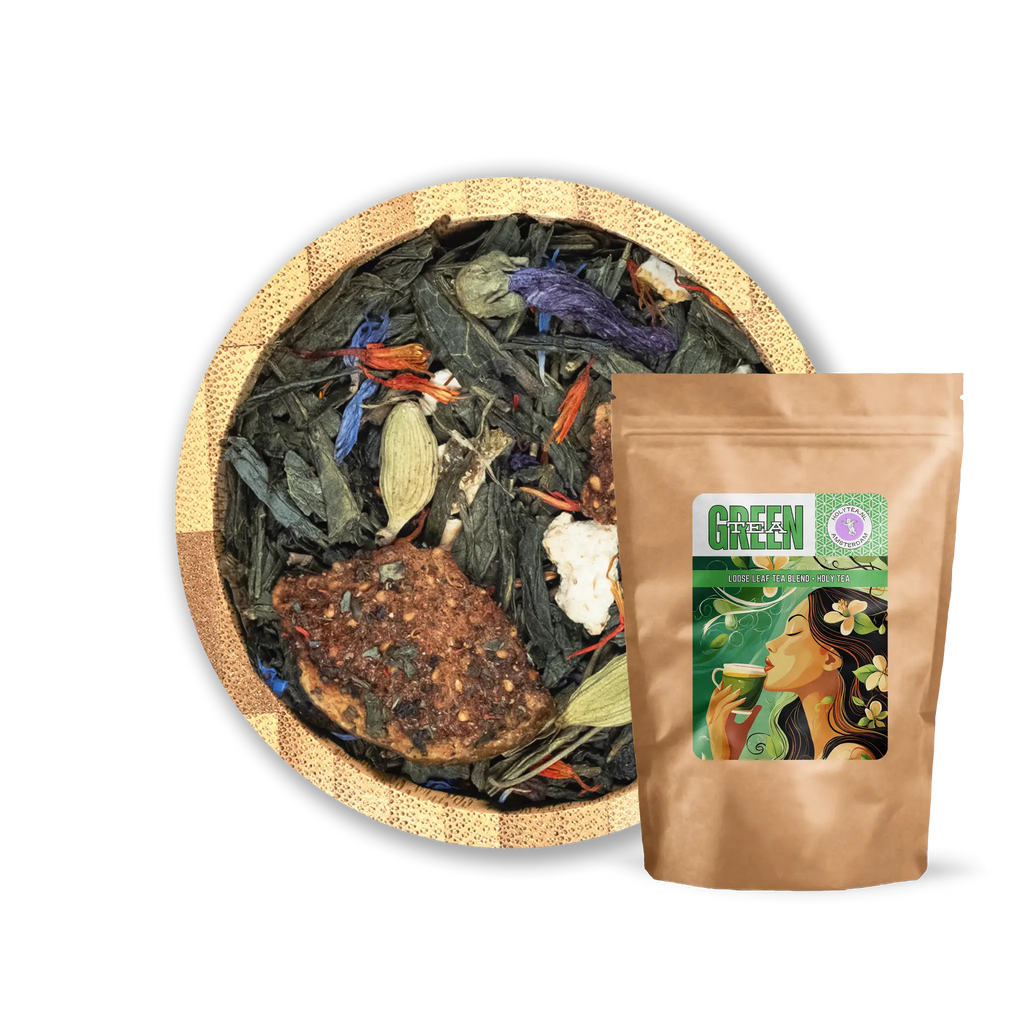 Oriental Saffron – Luxurious Green Tea with Saffron, Dates & Cardamom