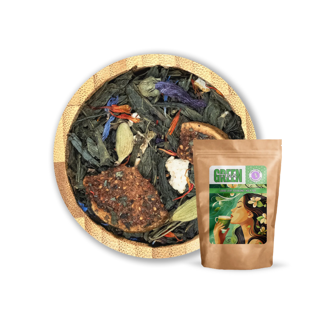 Oriental Saffron – Luxurious Green Tea with Saffron, Dates & Cardamom