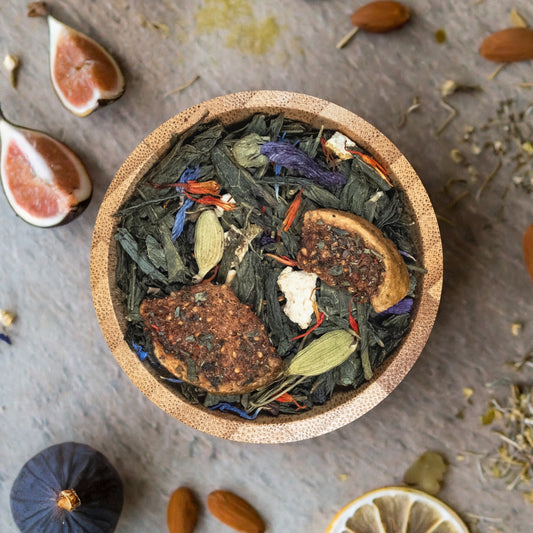 Mediterranean & Green Tea Blend - Oriental Saffron - Holy Tea Amsterdam