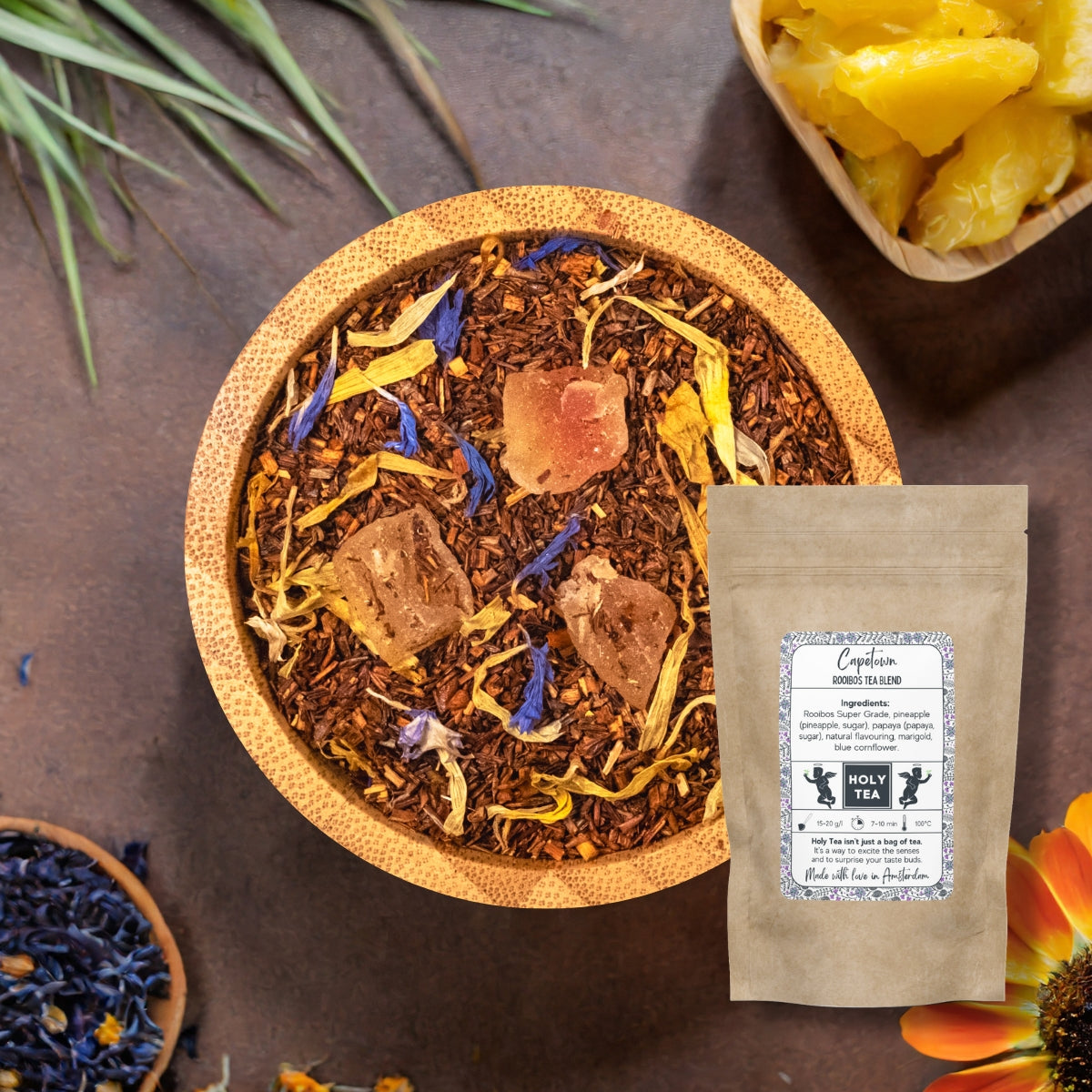 Rooibos, Herbal & Fruit Tea Blend - Capetown - Holy Tea Amsterdam - 50G