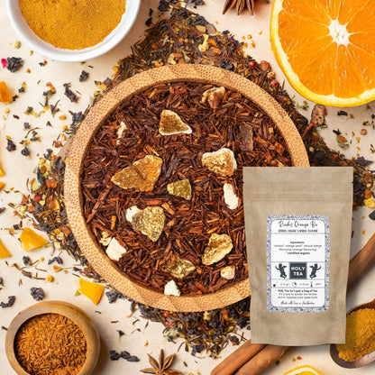 Rooibos, Organic & Herbal Tea Blend - Rooibos Orange Bio - Holy Tea Amsterdam - 50G