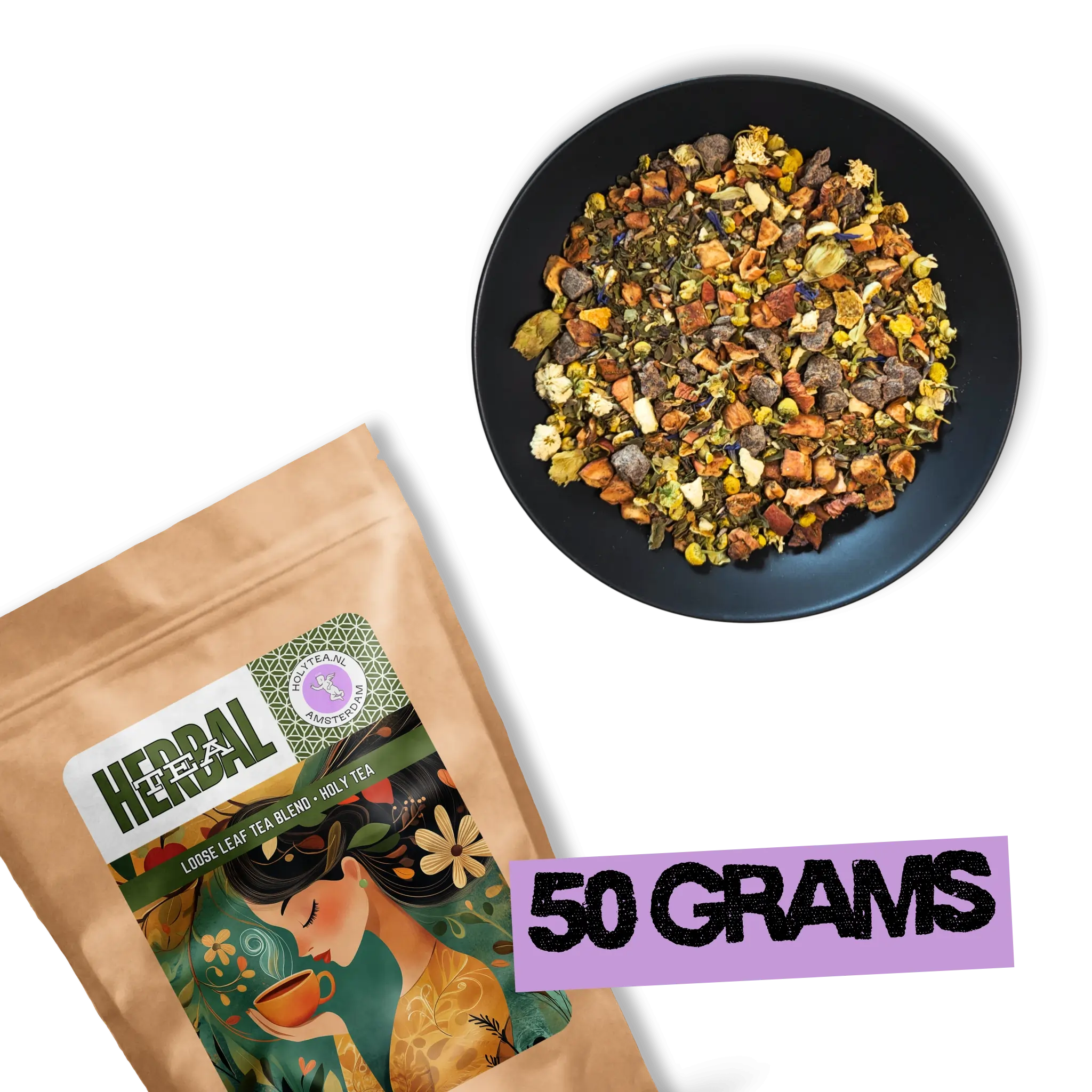 Serenity Blend – Té de Hierbas Relajante para Noches Tranquilas