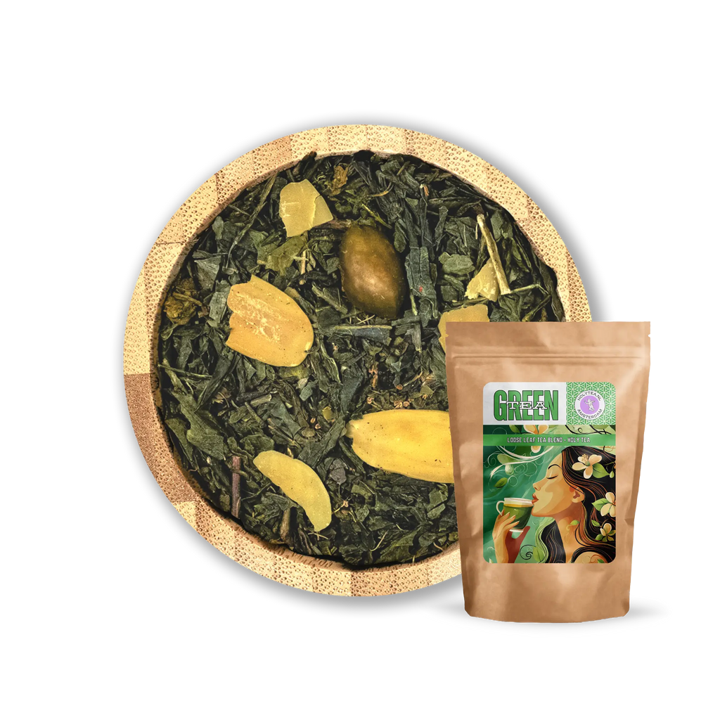 Teardrop of Chios – Thé Vert Méditerranéen avec Pistache, Amande & Mastiha