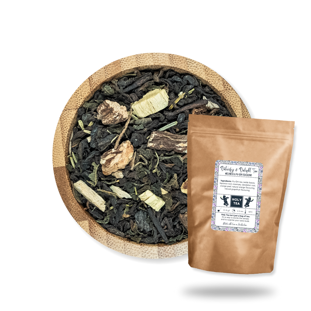 Wellness & Pu-Erh Tea | Detoxify & Delight Tea | Holy Tea - 100G