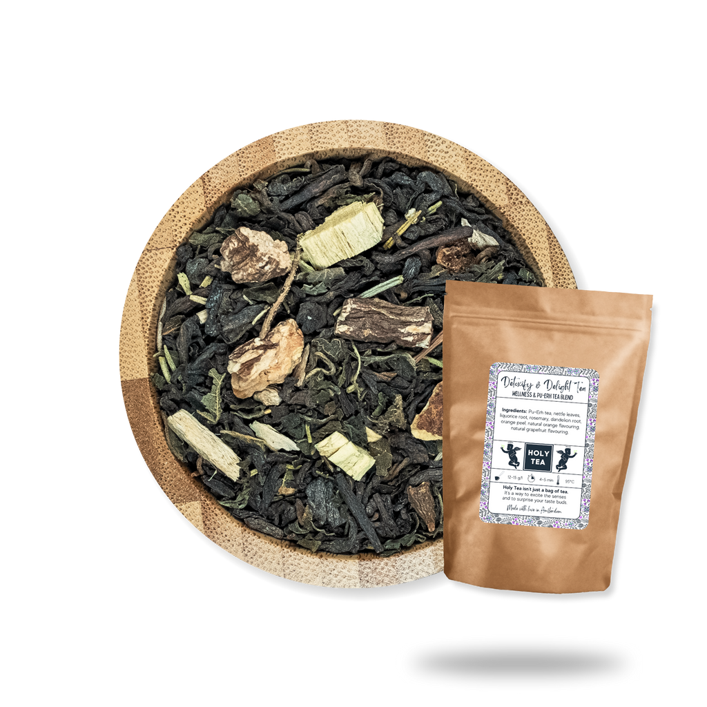 Wellness & Pu-Erh Tea | Detoxify & Delight Tea | Holy Tea - 50G