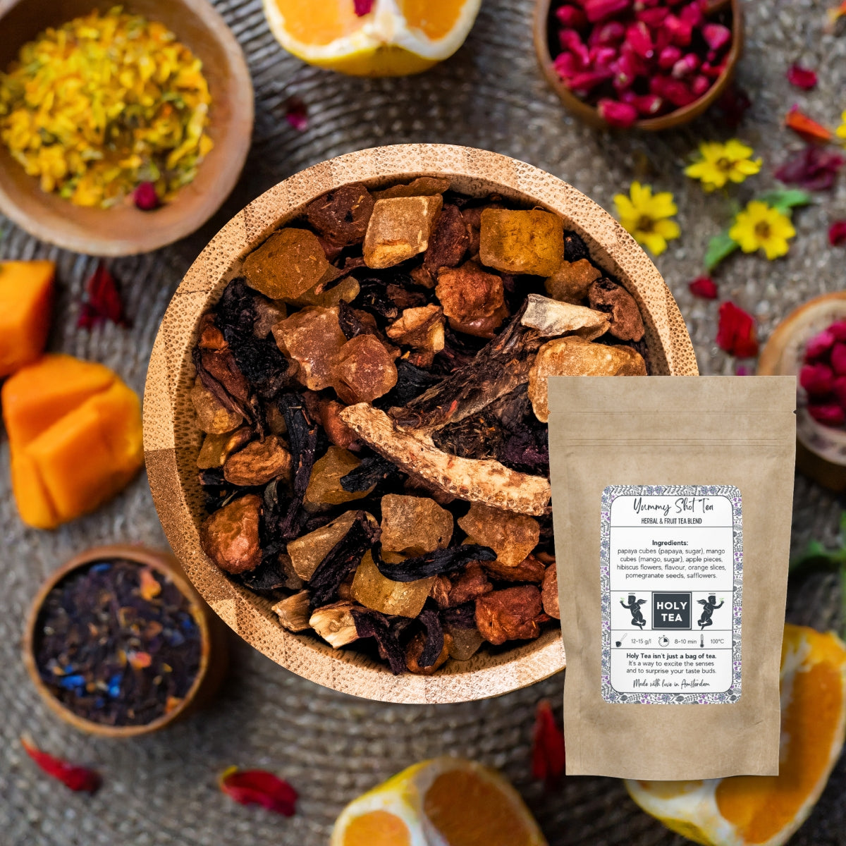 Herbal & Fruit Tea Blend - Yummy Shot Tea - Holy Tea Amsterdam - 50G