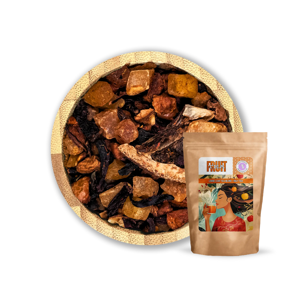 Yummy Shot Tea - Fruit Tea with Papaya, Mango & Pomegranate - Holy Tea - 50G