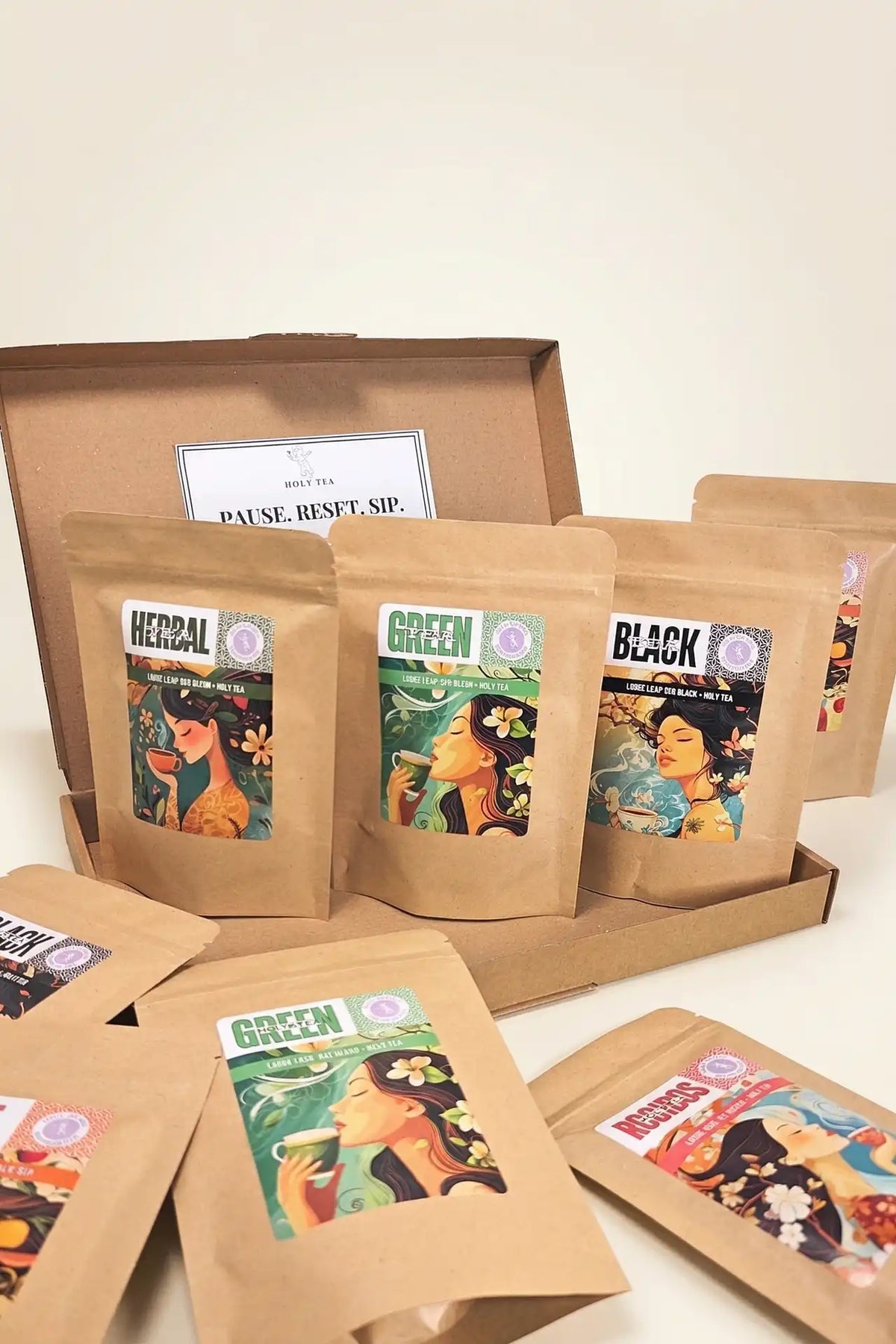 Placeholder — Home Desk Tea Pause (temporary packaging photo)