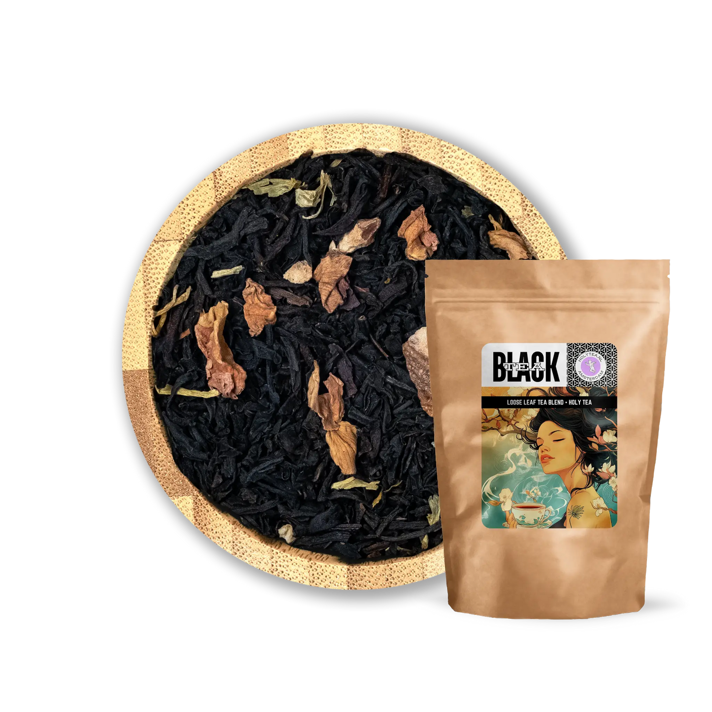 Sons of Nirvana – Exotic Black Tea with Lychee, Lemon & Rose | Holy Tea - 100 Grams