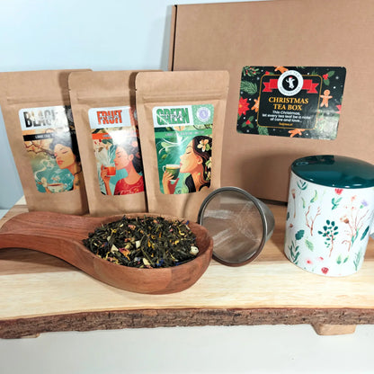 Té Navideño ✚ Taza con Infusor ➞ Paquete Regalo | 12% DE DESCUENTO