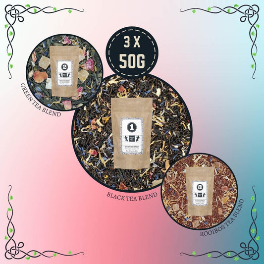 Premium Loose-Leaf Tea Box - Holy Tea Amsterdam - 3 x 50g